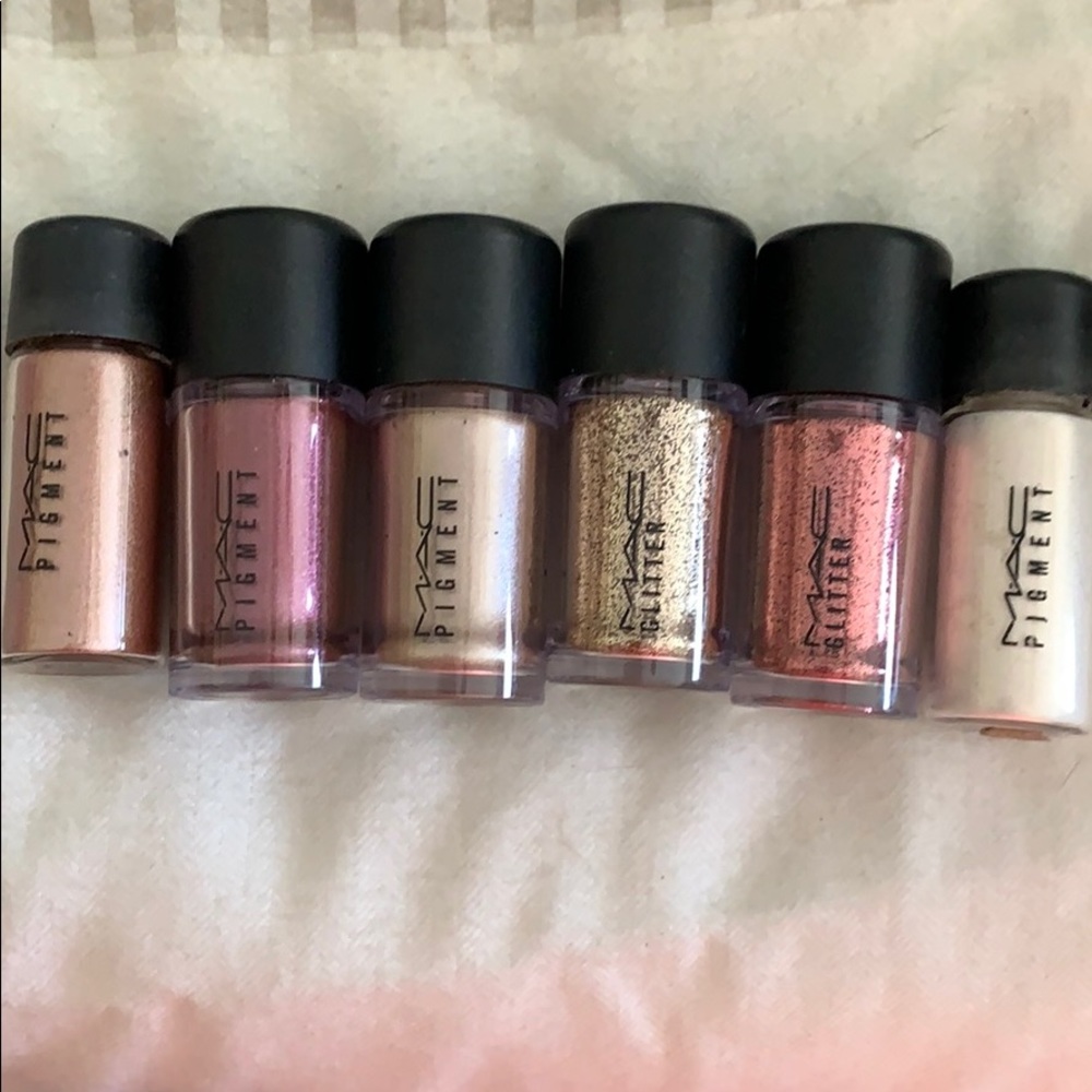 Set of 6 MAC Pigments- NEW